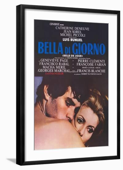 Belle de Jour, Italian Movie Poster, 1968-null-Framed Art Print