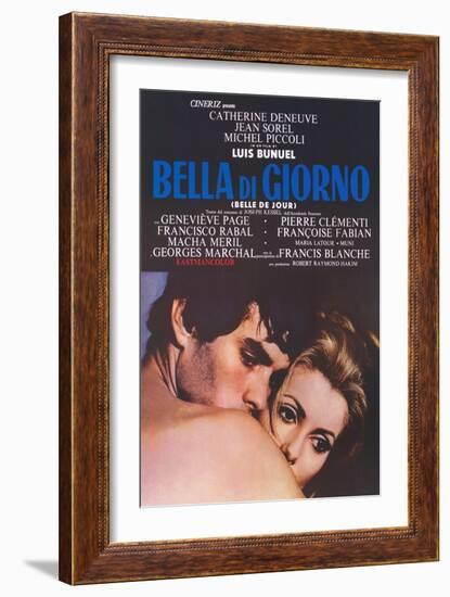 Belle de Jour, Italian Movie Poster, 1968-null-Framed Art Print