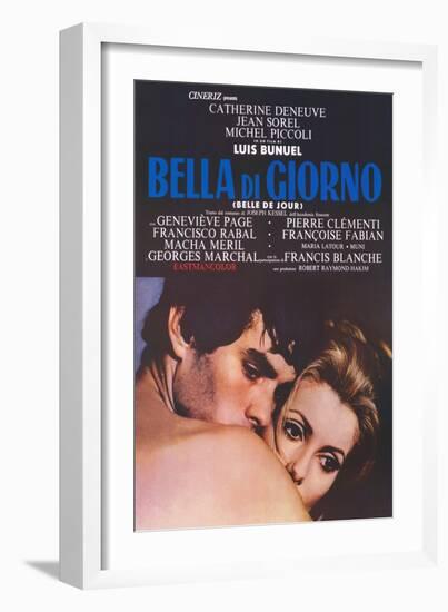 Belle de Jour, Italian Movie Poster, 1968-null-Framed Art Print