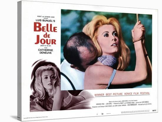 Belle de Jour, Michel Piccoli, Catherine Deneuve, 1967-null-Stretched Canvas