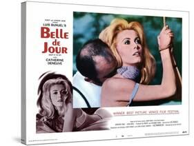 Belle de Jour, Michel Piccoli, Catherine Deneuve, 1967-null-Stretched Canvas