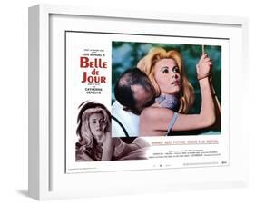 Belle de Jour, Michel Piccoli, Catherine Deneuve, 1967-null-Framed Art Print