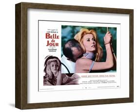 Belle de Jour, Michel Piccoli, Catherine Deneuve, 1967-null-Framed Art Print