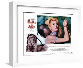 Belle de Jour, Michel Piccoli, Catherine Deneuve, 1967-null-Framed Art Print