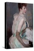 Belle Epoque :  Portrait De La Comtesse De Leusse Nee Suzanne Berthier (1868-1936) (Portrait of Cou-Giovanni Boldini-Stretched Canvas