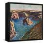 Belle-Ile, 1886 (Oil on Canvas)-Claude Monet-Framed Stretched Canvas