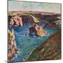 Belle-Ile, 1886 (Oil on Canvas)-Claude Monet-Mounted Giclee Print