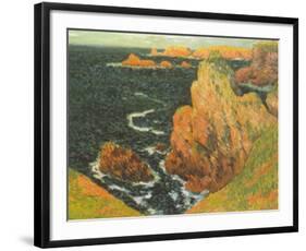 Belle Ile-Claude Monet-Framed Art Print