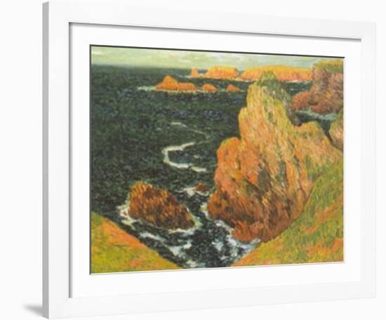 Belle Ile-Claude Monet-Framed Art Print