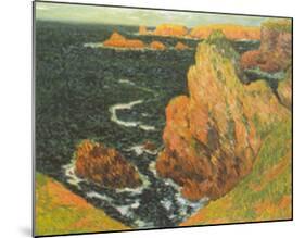 Belle Ile-Claude Monet-Mounted Art Print