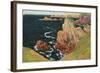 Belle-Ile-Eug?ne Boudin-Framed Giclee Print