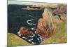 Belle-Ile-Eug?ne Boudin-Mounted Giclee Print