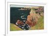 Belle-Ile-Eug?ne Boudin-Framed Giclee Print