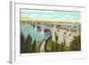 Belle Isle Bridge, Detroit, Michigan-null-Framed Art Print