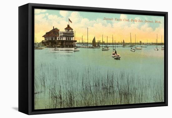 Belle Isle Yacht Club, Detroit, Michigan-null-Framed Stretched Canvas