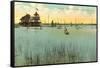 Belle Isle Yacht Club, Detroit, Michigan-null-Framed Stretched Canvas