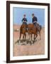 Belle Mckeever and Lt. Edgar Wheelock, C.1899-Frederic Remington-Framed Giclee Print