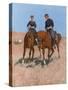 Belle Mckeever and Lt. Edgar Wheelock, C.1899-Frederic Remington-Stretched Canvas