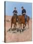 Belle Mckeever and Lt. Edgar Wheelock, C.1899-Frederic Remington-Stretched Canvas