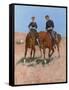 Belle Mckeever and Lt. Edgar Wheelock, C.1899-Frederic Remington-Framed Stretched Canvas