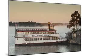 Belle of Hot Spring, Tour Boat at Dawn, Hot Springs, Arkansas, USA-Walter Bibikow-Mounted Photographic Print