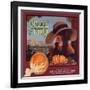 Belle of Piru Brand - Piru, California - Citrus Crate Label-Lantern Press-Framed Art Print