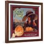 Belle of Piru Brand - Piru, California - Citrus Crate Label-Lantern Press-Framed Art Print