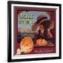 Belle of Piru Brand - Piru, California - Citrus Crate Label-Lantern Press-Framed Art Print