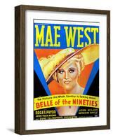 Belle of the Nineties, Mae West, 1934-null-Framed Photo