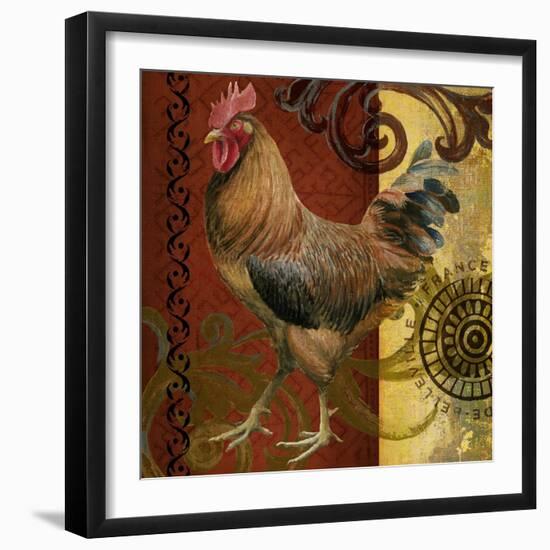 Belle Rooster I-Art Licensing Studio-Framed Giclee Print
