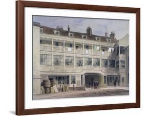 Belle Sauvage Yard, Ludgate Hill, London, C1850-Thomas Hosmer Shepherd-Framed Giclee Print