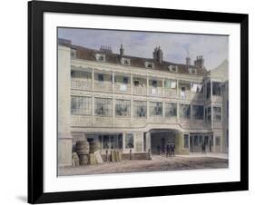 Belle Sauvage Yard, Ludgate Hill, London, C1850-Thomas Hosmer Shepherd-Framed Giclee Print