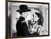 BELLE STARR, 1941 directed by IRVING CUMMINGS Dana Andrews and Gene Tierney (b/w photo)-null-Framed Photo