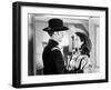 BELLE STARR, 1941 directed by IRVING CUMMINGS Dana Andrews and Gene Tierney (b/w photo)-null-Framed Photo