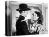 BELLE STARR, 1941 directed by IRVING CUMMINGS Dana Andrews and Gene Tierney (b/w photo)-null-Stretched Canvas