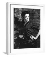 BELLE STARR, 1941 directed by IRVING CUMMINGS Gene Tierney (b/w photo)-null-Framed Photo