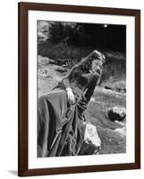 BELLE STARR, 1941 directed by IRVING CUMMINGS Gene Tierney (b/w photo)-null-Framed Photo