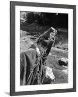 BELLE STARR, 1941 directed by IRVING CUMMINGS Gene Tierney (b/w photo)-null-Framed Photo