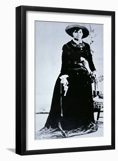 Belle Starr (B/W Photo)-American Photographer-Framed Premium Giclee Print