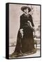 Belle Starr, Female Western Outlaw, Holding a Revolver, Ca. 1880-null-Framed Stretched Canvas