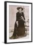 Belle Starr, Female Western Outlaw, Holding a Revolver, Ca. 1880-null-Framed Photo