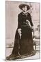 Belle Starr, Female Western Outlaw, Holding a Revolver, Ca. 1880-null-Mounted Photo