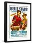 Belle Starr, Gene Tierney, Randolph Scott, 1941-null-Framed Photo