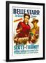 Belle Starr, Gene Tierney, Randolph Scott, 1941-null-Framed Photo