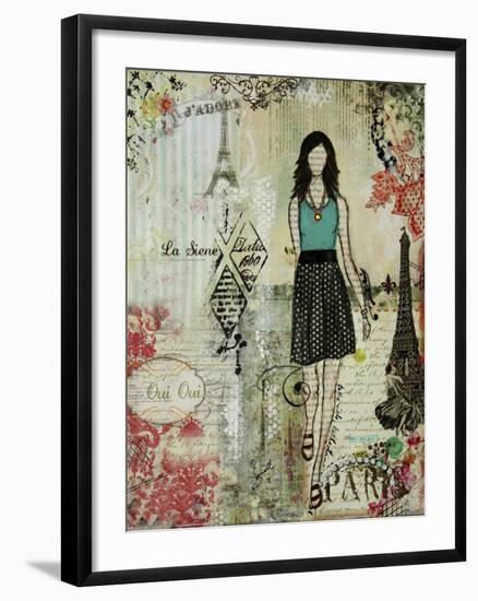 Belle Ville Belle Dame-Janelle Nichol-Framed Giclee Print