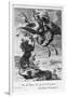 Bellerophon Fights the Chimera, 1655-Michel de Marolles-Framed Giclee Print