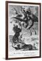 Bellerophon Fights the Chimera, 1655-Michel de Marolles-Framed Giclee Print