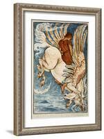 Bellerophon on Pegasus-Walter Crane-Framed Giclee Print