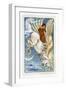 Bellerophon riding Pegasus-Walter Crane-Framed Giclee Print