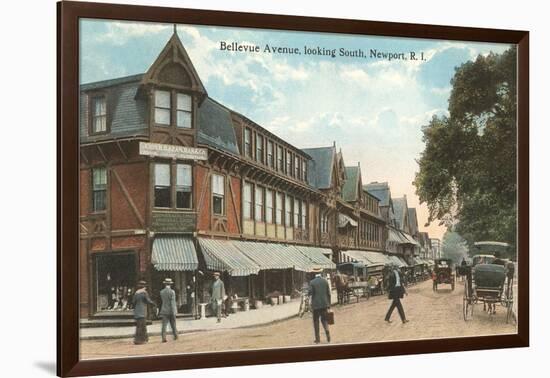 Bellevue Avenue, Newport, Providence, Rhode Island-null-Framed Art Print